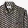 Camicia in cotone stampata dalla vestibilità regolare Camicia in cotone stampata dalla vestibilità regolare