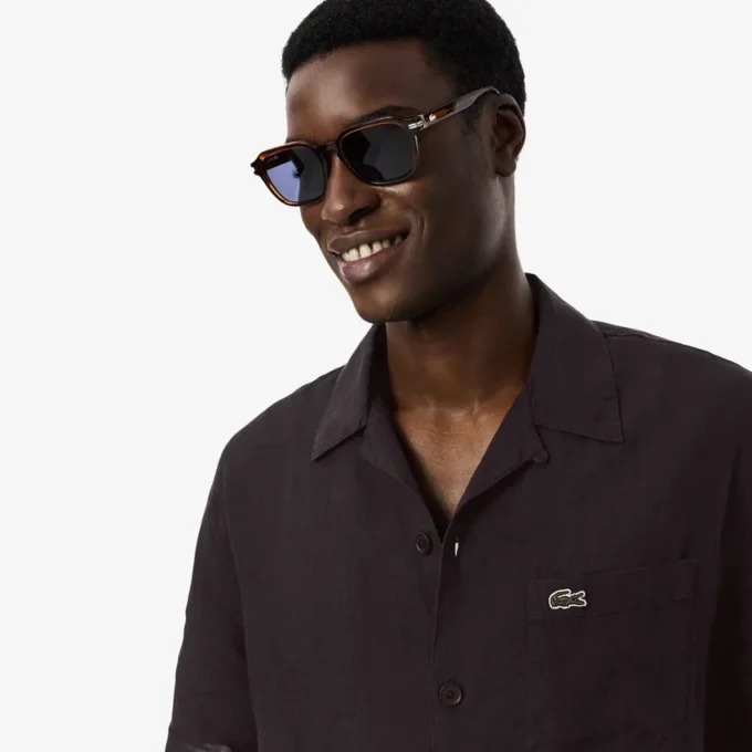 Camicia in lino dalla vestibilità comoda