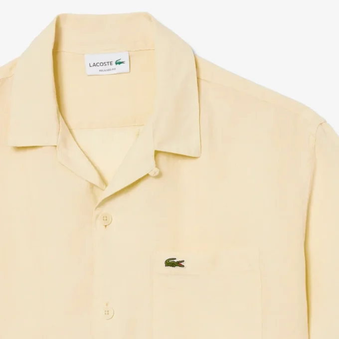 Camicia in lino dalla vestibilità comoda