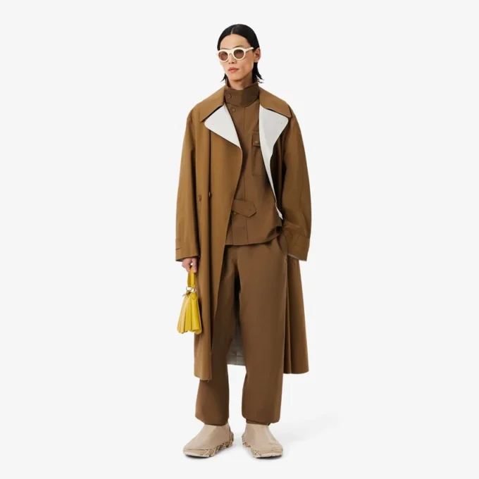 Camicia in misto lana The Blend dalla vestibilità regolare vista in passerella Camicia in misto lana The Blend dalla vestibilità regolare vista in passerella