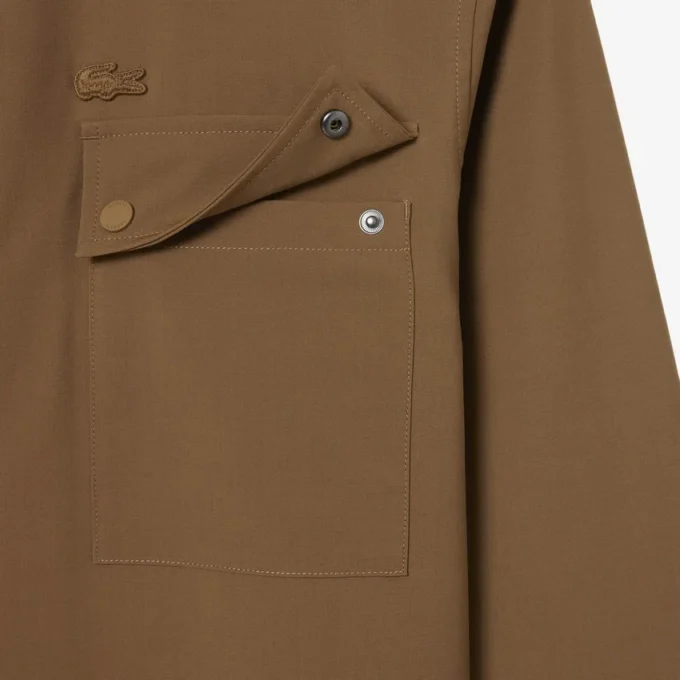 Camicia in misto lana The Blend dalla vestibilità regolare vista in passerella Camicia in misto lana The Blend dalla vestibilità regolare vista in passerella
