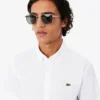 Camicia in popeline a maniche corte dalla vestibilità regolare Camicia in popeline a maniche corte dalla vestibilità regolare