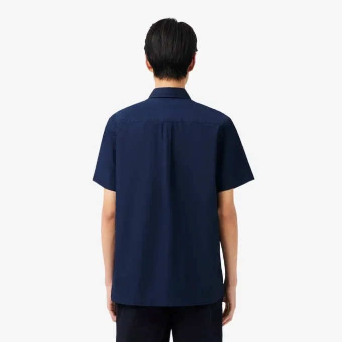 Camicia in popeline a maniche corte dalla vestibilità regolare Camicia in popeline a maniche corte dalla vestibilità regolare