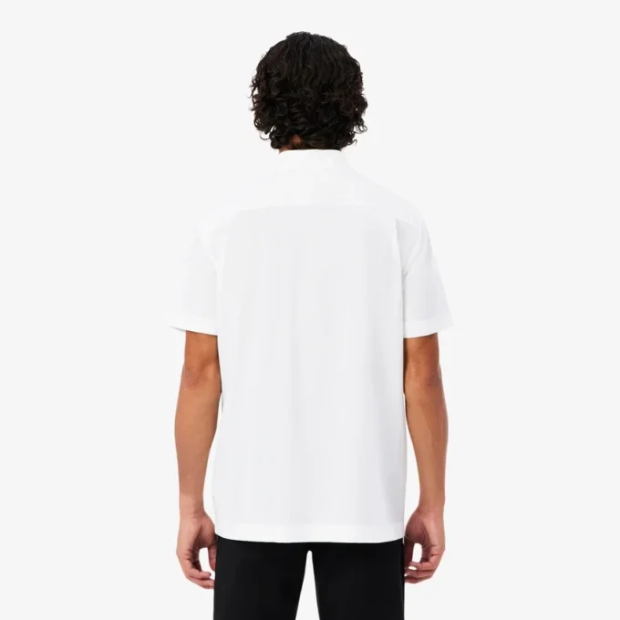 Camicia in popeline a maniche corte dalla vestibilità regolare Camicia in popeline a maniche corte dalla vestibilità regolare