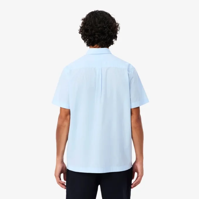 Camicia in popeline a maniche corte dalla vestibilità regolare Camicia in popeline a maniche corte dalla vestibilità regolare