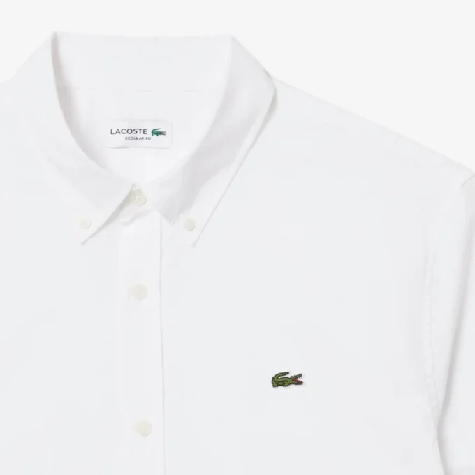 Camicia in popeline a maniche corte dalla vestibilità regolare Camicia in popeline a maniche corte dalla vestibilità regolare