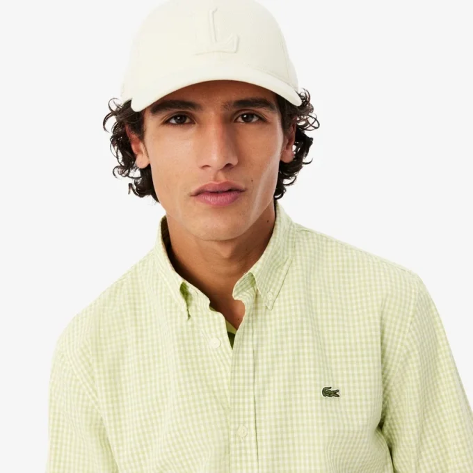 Camicia in popeline a quadri, vestibilità regolare Camicia in popeline a quadri, vestibilità regolare