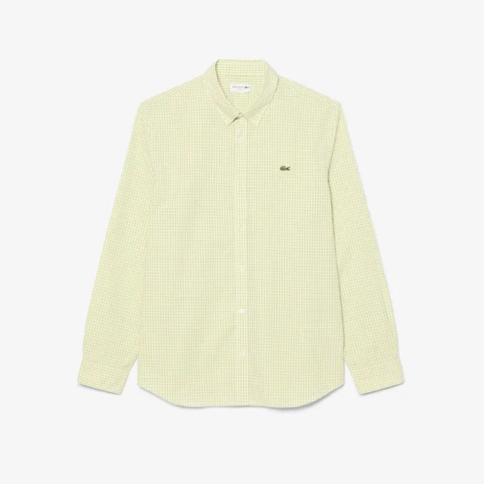 Camicia in popeline a quadri, vestibilità regolare Camicia in popeline a quadri, vestibilità regolare