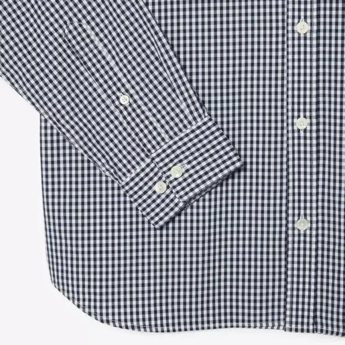 Camicia in popeline a quadri, vestibilità regolare Camicia in popeline a quadri, vestibilità regolare