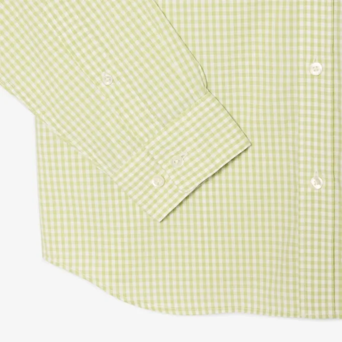 Camicia in popeline a quadri, vestibilità regolare Camicia in popeline a quadri, vestibilità regolare