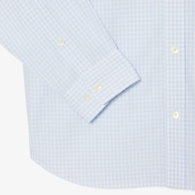 Camicia in popeline a quadri, vestibilità regolare Camicia in popeline a quadri, vestibilità regolare