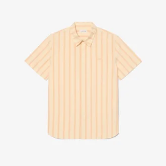 Camicia in popeline a righe dal taglio regolare