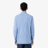 Camicia in popeline elasticizzato a righe, vestibilità slim
