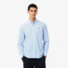 Camicia in popeline elasticizzato dalla vestibilità regolare Camicia in popeline elasticizzato dalla vestibilità regolare