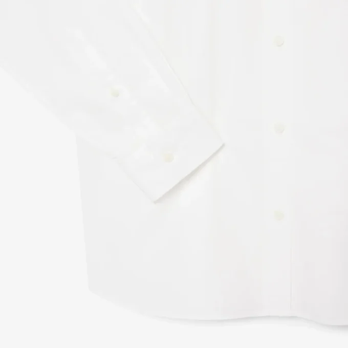 Camicia in popeline elasticizzato dalla vestibilità regolare Camicia in popeline elasticizzato dalla vestibilità regolare