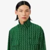Camicia in raso stampato Runway Regular Fit Camicia in raso stampato Runway Regular Fit