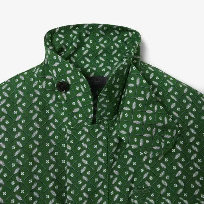 Camicia in raso stampato Runway Regular Fit Camicia in raso stampato Runway Regular Fit