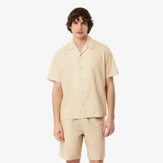 Camicia in twill stampato dalla vestibilità comoda