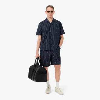 Camicia in twill stampato dalla vestibilità comoda