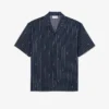 Camicia in twill stampato dalla vestibilità comoda Camicia in twill stampato dalla vestibilità comoda