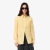 Camicia oversize da donna in cotone con bottoni Camicia oversize da donna in cotone con bottoni