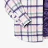 Camicia oversize da donna in lana trapuntata Camicia oversize da donna in lana trapuntata