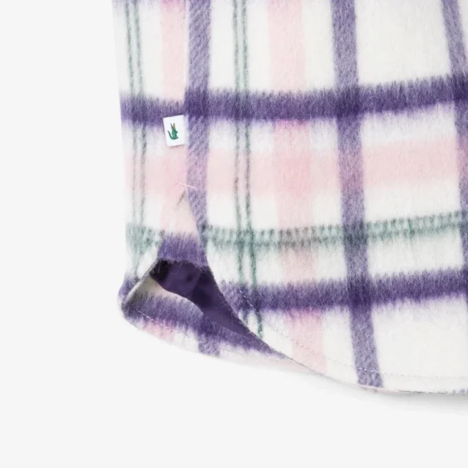 Camicia oversize da donna in lana trapuntata Camicia oversize da donna in lana trapuntata