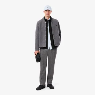 Camicia oversize da uomo double face