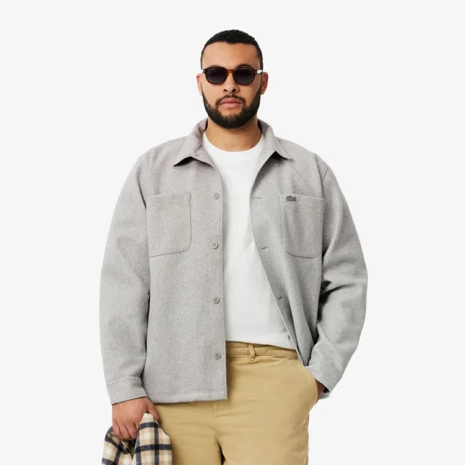 Camicia oversize in flanella da uomo Camicia oversize in flanella da uomo