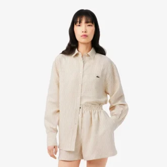 Camicia oversize in misto lino The Blend
