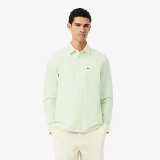 Camicia Oxford a righe da uomo, vestibilità regolare