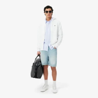 Camicia Oxford a righe da uomo, vestibilità regolare