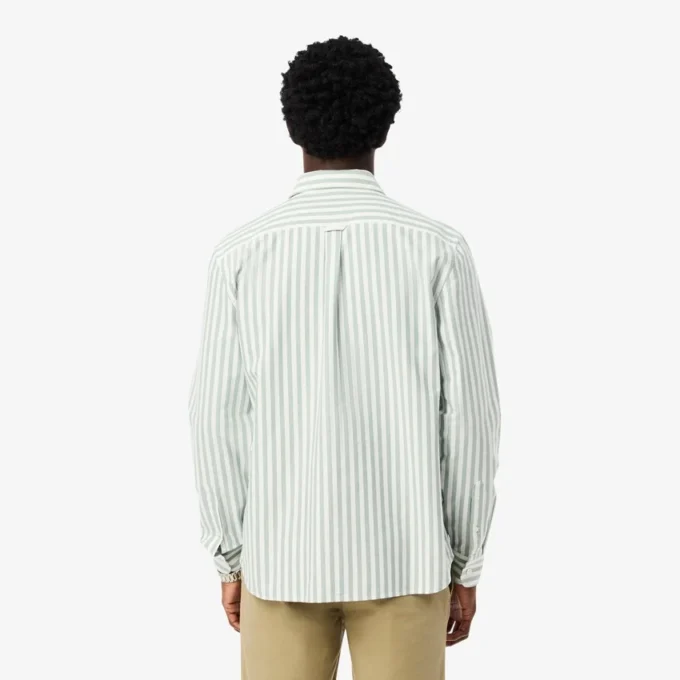 Camicia Oxford a righe da uomo, vestibilità regolare Camicia Oxford a righe da uomo, vestibilità regolare