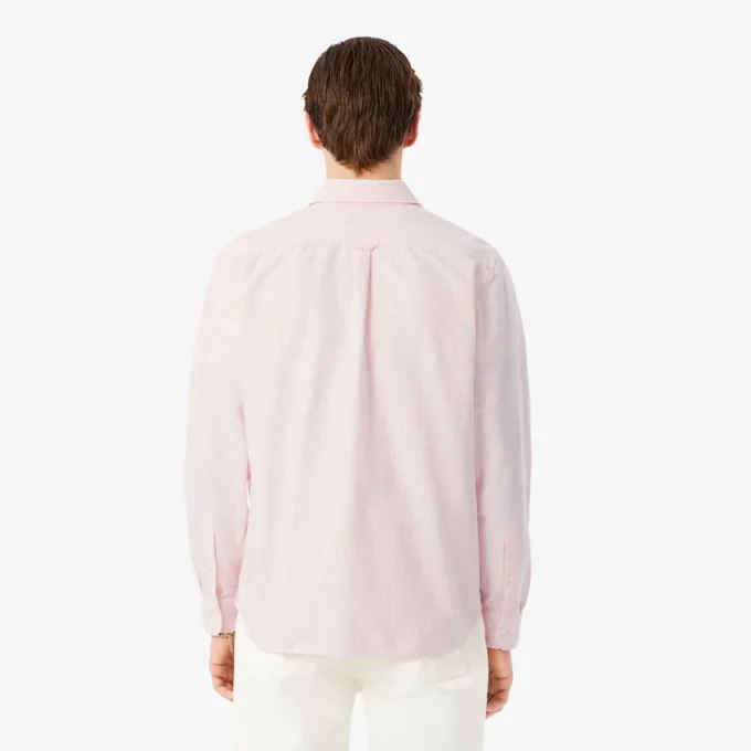 Camicia Oxford a righe da uomo, vestibilità regolare Camicia Oxford a righe da uomo, vestibilità regolare