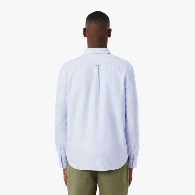 Camicia Oxford a righe da uomo, vestibilità regolare Camicia Oxford a righe da uomo, vestibilità regolare
