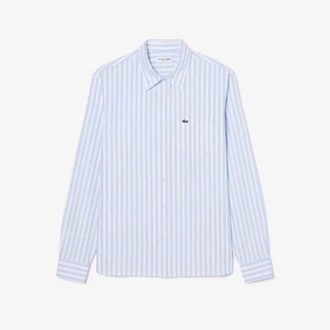Camicia Oxford a righe da uomo, vestibilità regolare Camicia Oxford a righe da uomo, vestibilità regolare