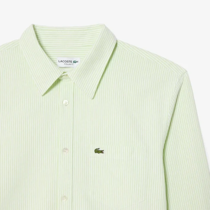 Camicia Oxford a righe da uomo, vestibilità regolare Camicia Oxford a righe da uomo, vestibilità regolare