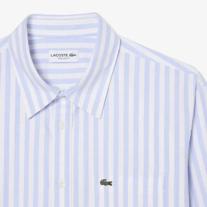 Camicia Oxford a righe da uomo, vestibilità regolare Camicia Oxford a righe da uomo, vestibilità regolare