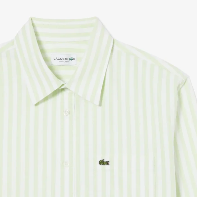 Camicia Oxford a righe da uomo, vestibilità regolare Camicia Oxford a righe da uomo, vestibilità regolare