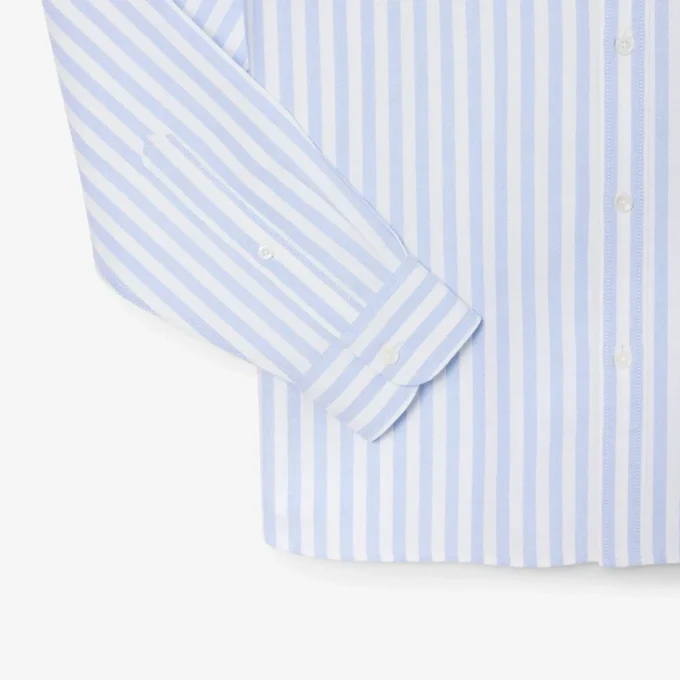 Camicia Oxford a righe da uomo, vestibilità regolare Camicia Oxford a righe da uomo, vestibilità regolare