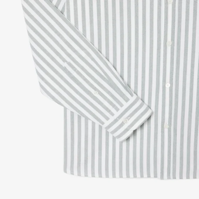 Camicia Oxford a righe da uomo, vestibilità regolare Camicia Oxford a righe da uomo, vestibilità regolare