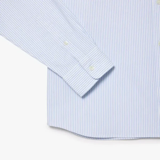 Camicia Oxford a righe da uomo, vestibilità regolare Camicia Oxford a righe da uomo, vestibilità regolare