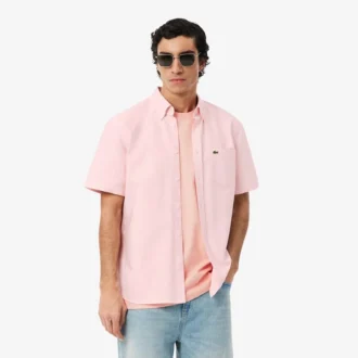 Camicia Oxford da uomo a maniche corte Regular Fit