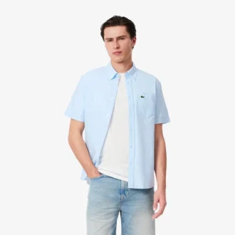 Camicia Oxford da uomo a maniche corte Regular Fit