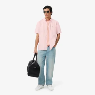 Camicia Oxford da uomo a maniche corte Regular Fit