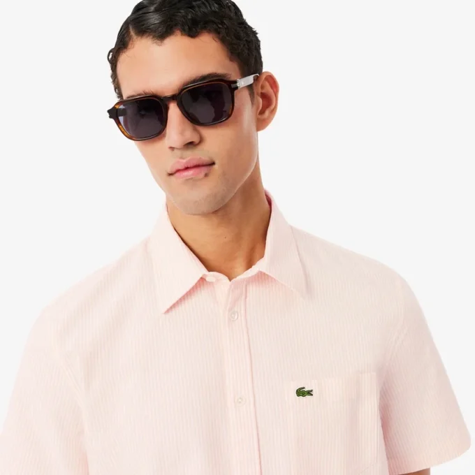 Camicia Oxford da uomo a maniche corte Regular Fit Camicia Oxford da uomo a maniche corte Regular Fit