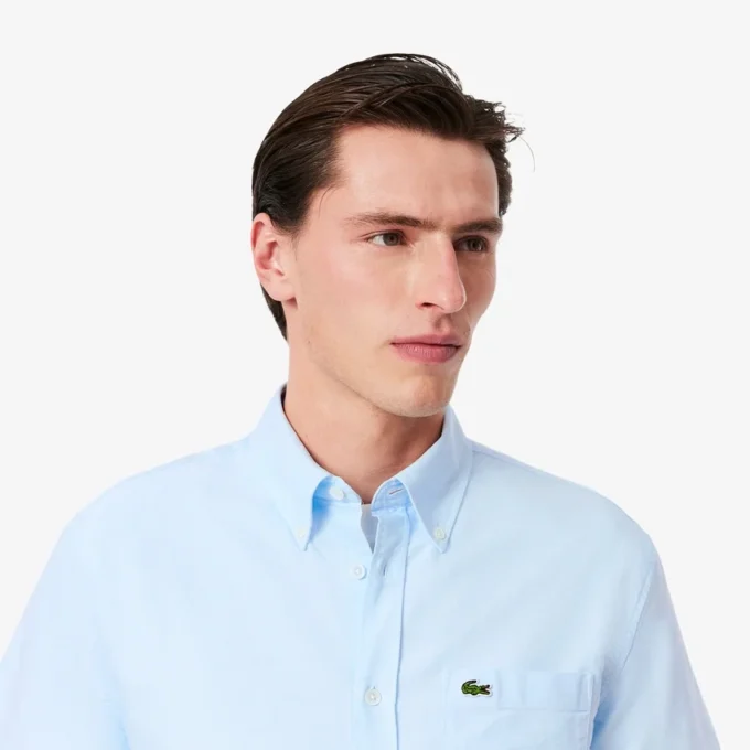 Camicia Oxford da uomo a maniche corte Regular Fit Camicia Oxford da uomo a maniche corte Regular Fit