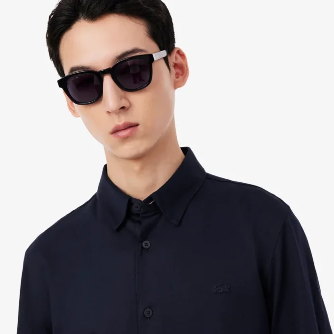 Camicia slim fit in misto cotone The Blend Camicia slim fit in misto cotone The Blend