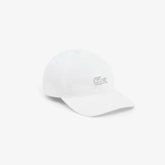 Cappellino con badge in twill di cotone Cappellino con badge in twill di cotone