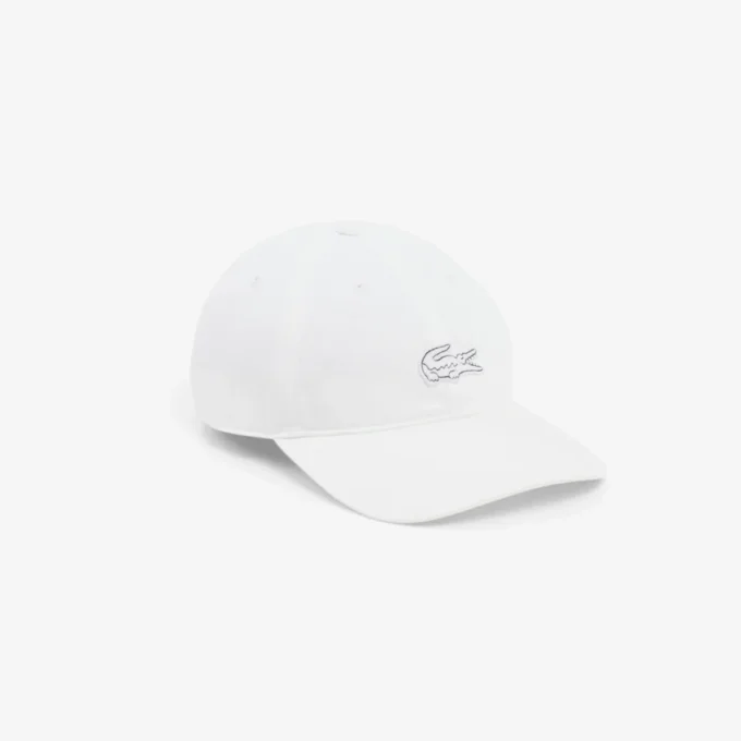 Cappellino con badge in twill di cotone Cappellino con badge in twill di cotone